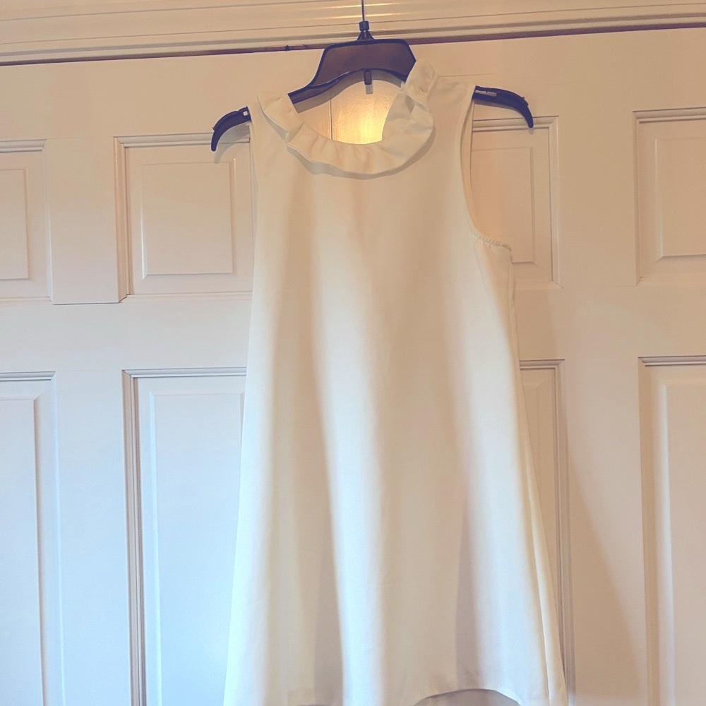 Mud Pie Cream Tie-Front Blouse